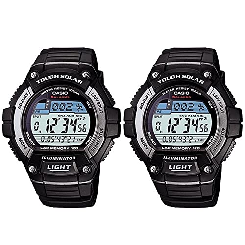 [カシオ]CASIO スタンダード タフソーラー ペアウォッチ メンズ レディース 防水 インターバルタイマー スポーツ ランニング W-S220-1AJFW-S220-1AJF 腕時計 [国内正規品] [並行輸入品]